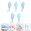 DEARMAMY 5pcs Nail Brush for Dust Cleaning Multi-functional Fingernail Scrub for Home Salon Spa Use and Comfortable Grip view 3