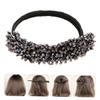 Ipetboom Hair Bun Maker Crystal Design 1 Piece Adjustable Donut Bun Shaper for Thick and Long Hair for Elegant Updos and Everyday Hairstyles view 4
