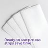100 Pack Non-Woven Wax Strips for Hair Removal Pre-Cut 3" x 9" Esthetician Waxing Strips for Legs, Arms & Body Soft, Tear-Resistant, Residue-Free view 3