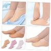 SHERCHPRY 3 Pairs Moisturizing Socks Elastic Spa Socks for Women for Dry Cracked Feet Overnight Foot Care Softening and Soothing for Home and Travel view 2