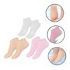 SHERCHPRY 3 Pairs Moisturizing Socks Elastic Spa Socks for Women for Dry Cracked Feet Overnight Foot Care Softening and Soothing for Home and Travel view 3