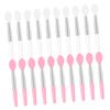 PENIKOKO 20pcs Silicone Lip Brush Soft Applicator for Lipstick Lip Mask Portable Mini Cosmetic Brush White for Travel and Daily Use view 1