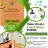 Zero Waste FOAMING Hand Soap Refills - Eco-Friendly and Plastic Free - Real Plant Powered Ingredients! Moisturizing handsoap - Saving the Plant and your skin. Makes 48 ounces. Variety Pack (Unscented) view 3