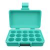Planitia Corp. 3D Printed Vial Storage Case - Waterproof 3ml Vial Storage Case with 15 Slots - Freezer Safe Hard Shell Essential Oil Case for Home, Fridge, Travel, 16mm Max Diameter, 35mm Max Height view 1