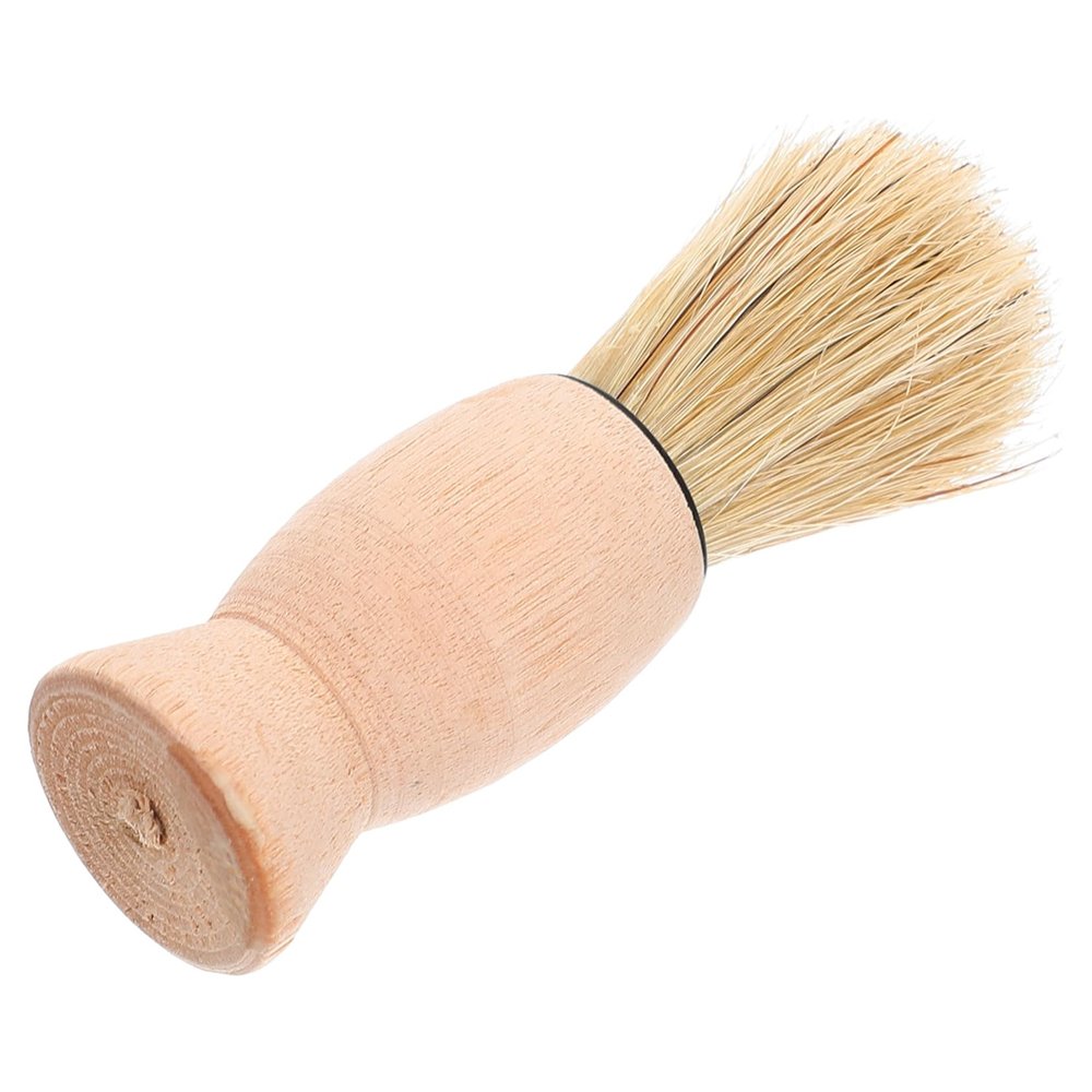 Beavorty Beard Brush for Men Soft Bristles Male Shaving Brush for Grooming and Hair Cutting Efficient Neck Duster Tool for Easy Cleanup Barber Shops and Home Use