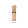 Beavorty Beard Brush for Men Soft Bristles Male Shaving Brush for Grooming and Hair Cutting Efficient Neck Duster Tool for Easy Cleanup Barber Shops and Home Use view 2