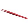 Craft Tweezers, Accuracy Tweezer Portable Stable Fine Point Long Pointed for Crafts, Soldering, Welding, and Jewelry Making Industrial (Red) view 3