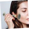 Beaupretty Pure Jade Face Massager Roller Scraper Set Manual Massage Tool for Daily Aches Headaches Chronic Pain Relief view 4