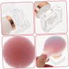Outanaya 2pcs Nail Dust Brush Small Nail Brush for Cleaning Makeup Manicure Pedicure Tools Soft Bristles view 4