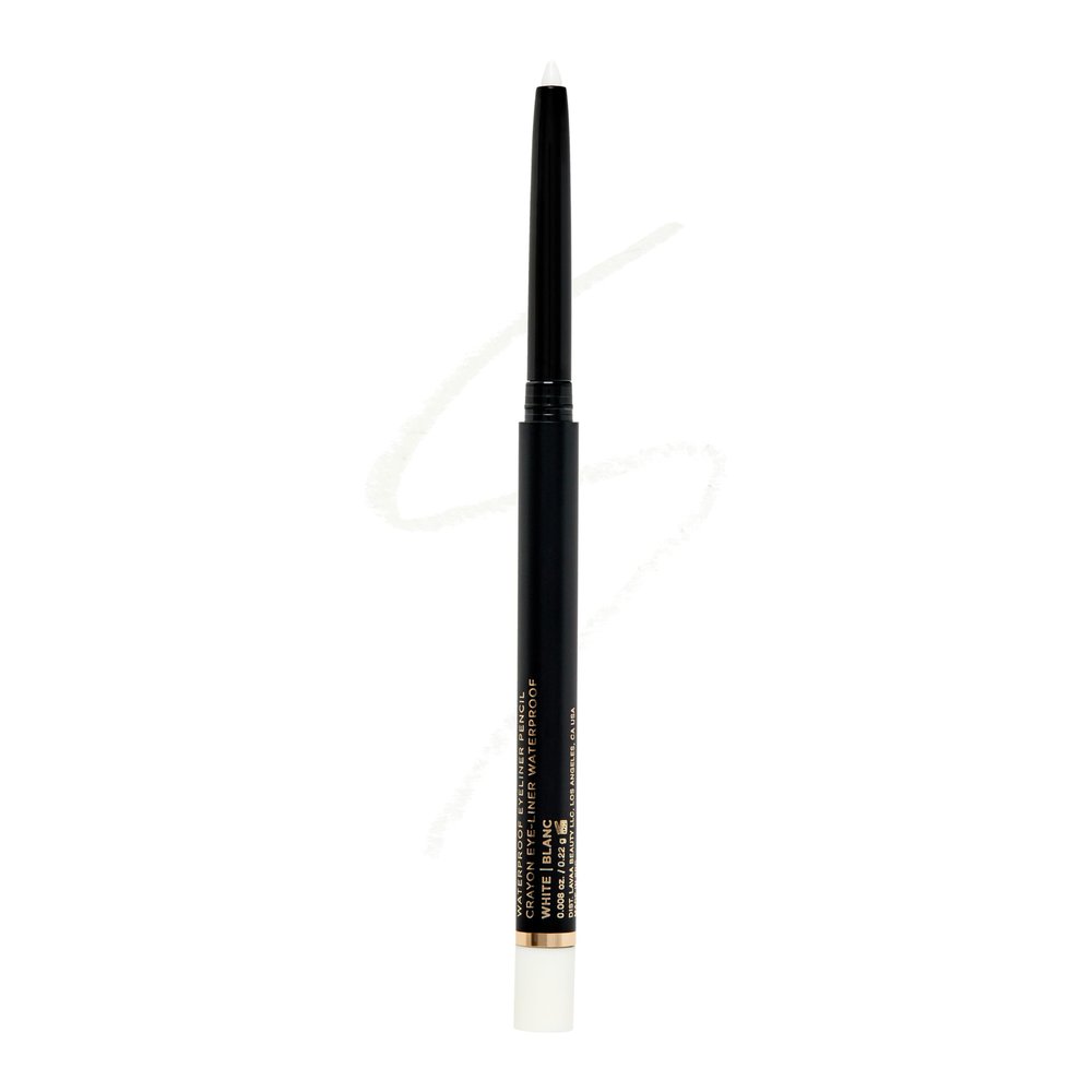 Lavaa Beauty SOFT GLIDE EYE PENCIL | Retractable Soft Eyeliner | Smudge-Proof Eye Crayon (White)