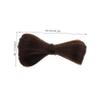 Beavorty Hair Bun Wig with Butterfly Bow Soft and Updo Hairpiece for Women Traditional Chinese Style for Parties and Events Easy to Style Cold view 2