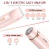 Practical Double Head Shaver Rechargeable Women Hair Remover Suitable for Curves for Home and Travel Use view 4