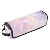 2 in 1 Hair Tools Organizer with Heat Resistant Mat Waterproof Hair Tools Travel Organizer for Straigheners, Curling Iron, Hair Dryer, Pink Purple Luxury Marble Texture Travel Bag for Women view 1