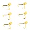 Beaupretty 10pcs Jade Massager Roller Stand Metal Face Roller Handle for Scraping Massage Facial Massager Tool Skincare Gua Sha for Neck Skin view 1
