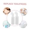 PartyKindom 4pcs Facial Cleansing Brush with Bubble Bottle Deep Cleansing Massage Brush for Face Nose Care Includes Dispenser Bottles Design view 2