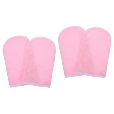 BESTYASH 5pairs Moisturizing Hand Gloves for Paraffin Wax Mitts for Soft Skin Care Breathable and Skin-friendly Design Fits for Home Use