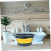 Baluue 1pc Basin Collapsible Wash Basin for Camping Easy to Carry Save Space Material view 4