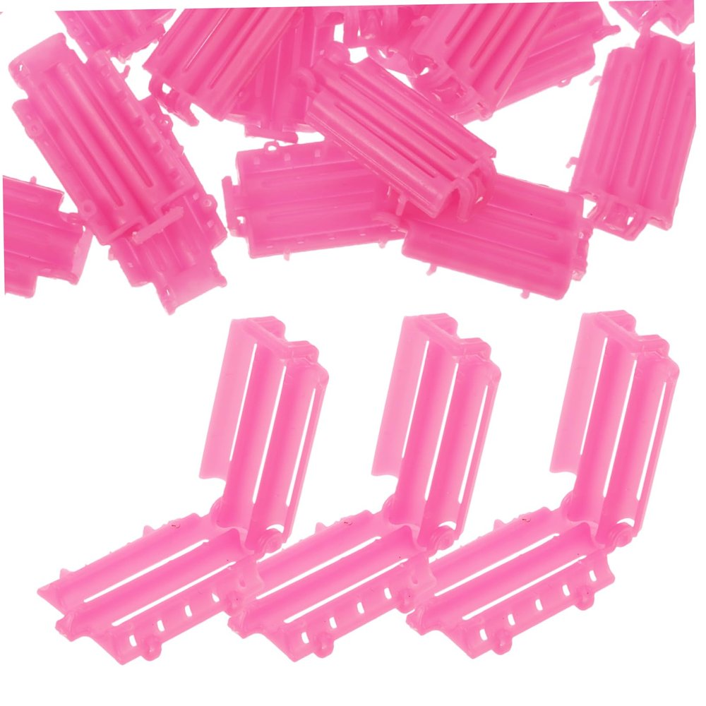 DECORNIJIA 1set Flexible Curling Perm Rods for Hair Plastic Hair Rollers for Styling Effortlessly and Curls for Home Use and Salons
