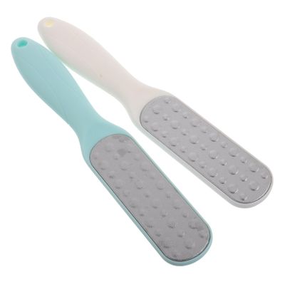 Beavorty 2pcs Foot Scraper Set Manual Callus Remover and Dead Skin File Dual-Sided Pedicure Tool for Home Use Suitable for Wet/Dry Feet