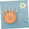 ARTSEWPLY 20PCS Portable Lip Brush Set Crystal Handles 10.5cm Makeup Applicators for Lipstick and Eyeshadow for Women Makeup Enthusiasts view 2