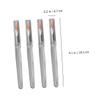 ARTSEWPLY 20PCS Portable Lip Brush Set Crystal Handles 10.5cm Makeup Applicators for Lipstick and Eyeshadow for Women Makeup Enthusiasts view 3