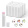 50-Pack Unlabeled Lip Balm Bulk  Natural Shea Butter & Vitamin E, 5 Flavors  Blank Tube Custom Labels for Party & Wedding Favors, Baby Shower & Gift Basket Filling view 1