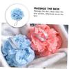 ARTSEWPLY 3pcs Bath Mesh Poufs Exfoliating Shower Scrubber for Gentle Skin Care Lace Bath Sponge for All Ages for Family and Friends view 3