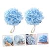 ARTSEWPLY 3pcs Bath Mesh Poufs Exfoliating Shower Scrubber for Gentle Skin Care Lace Bath Sponge for All Ages for Family and Friends view 4