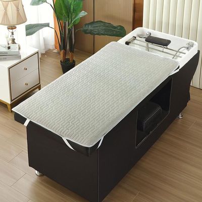 Grey,70X150cm,LDLCYCN Latex Massage Table Mattress Pad with 4 Corner Elastic Band Cooling Non-Slip Massage Table Mattress Topper Spa Bed Cover Lash Bed Topper for Massage SPA Beauty Salon