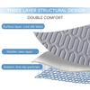 Grey,70X150cm,LDLCYCN Latex Massage Table Mattress Pad with 4 Corner Elastic Band Cooling Non-Slip Massage Table Mattress Topper Spa Bed Cover Lash Bed Topper for Massage SPA Beauty Salon view 2