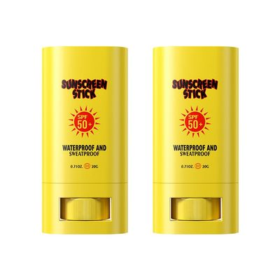 Wenrny Sunscreen Stick for Face and Body,2 Pack Non-Sticky Outdoor Sun Sticks,Sweat & Water-Resistant,Non-Sticky and Long Lasting,Refreshing Sunscreen Sport Sticks for All Skin Types,0.72 Oz/20g