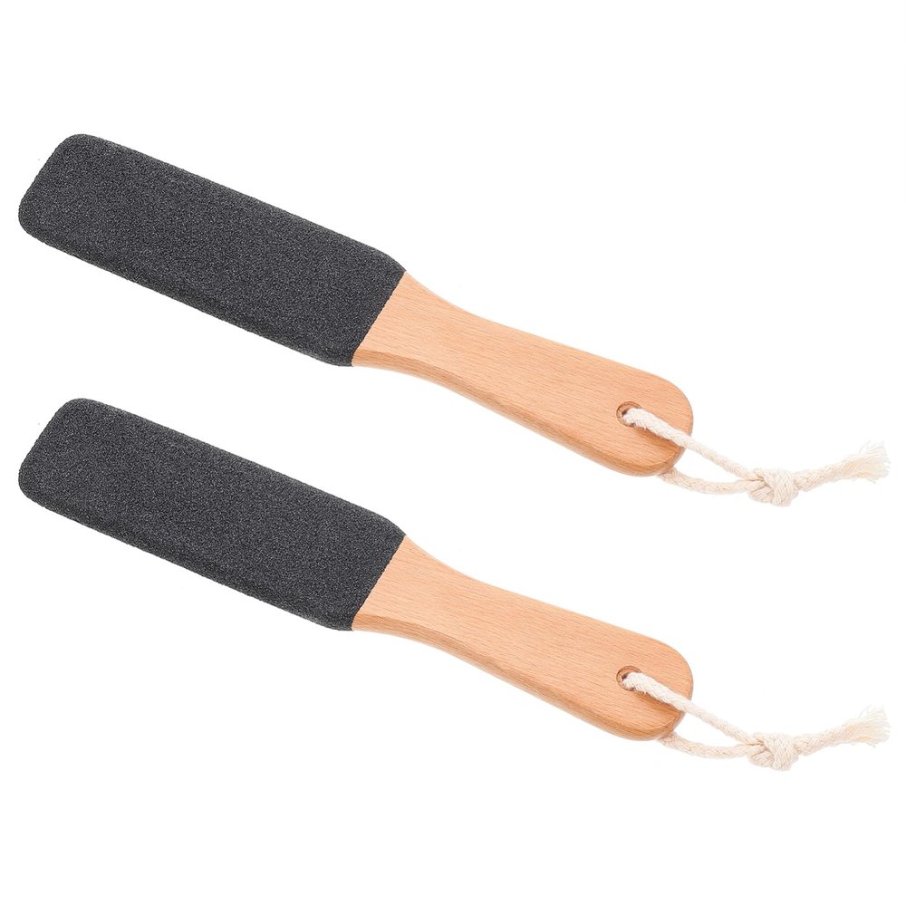 Baluue 2pcs Double-Sided Foot Callus Remover Pedicure Scrubbers for Feet Dead Skin Removal