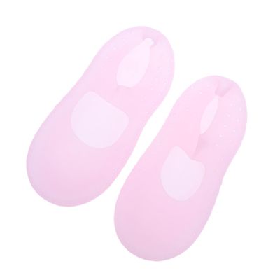Gatuida SEBS Moisturizing Short Socks for Women 1 Pair Non-Slip Gel Heel Socks Size 42-44 Anti-Drying Foot Care for Cracked Heels