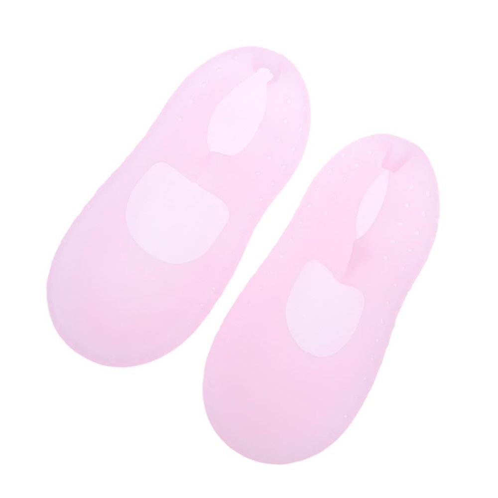 Gatuida SEBS Moisturizing Short Socks for Women 1 Pair Non-Slip Gel Heel Socks Size 42-44 Anti-Drying Foot Care for Cracked Heels