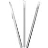 Baluue Professional Foot Care Kit 3-Piece Stainless Steel Pedicure Tools for Ingrown Toenail and Cuticle Removal Multi-functional Dead Skin Scraper Set for Men and Women view 1