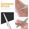 Baluue Professional Foot Care Kit 3-Piece Stainless Steel Pedicure Tools for Ingrown Toenail and Cuticle Removal Multi-functional Dead Skin Scraper Set for Men and Women view 2