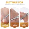 Baluue Professional Foot Care Kit 3-Piece Stainless Steel Pedicure Tools for Ingrown Toenail and Cuticle Removal Multi-functional Dead Skin Scraper Set for Men and Women view 3