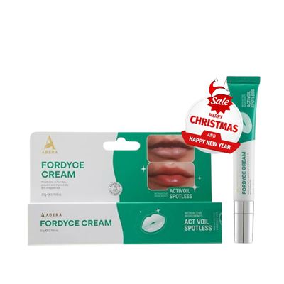 Abera Fordyce Cream Advanced Formula with HPR (Next-Gen Retinoids), Fordyce Spot Remover For Lips, All-day Moisturizing, Help Improve Dry, Chapped and Dark Lips, For Sensitive Lips (0.7 Oz)