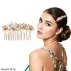 3 pieces Crystal Rhinestone Hair Comb,Bridal Hair Comb, Rhinestone Hair Piece Party Headress for Bride Bridesmaid,Suitable for everyday, wedding, prom view 3