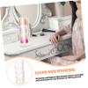 ASAKKURA Rotatable Makeup Sponge Holder 4-Tier White Cosmetic Storage Box Waterproof Cotton Swab Organizer for Bathroom and Vanity Accessories view 2