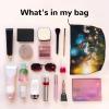 WBQLSL buttercups Corduroy cosmetic bag - travel storage bag, can hold lipstick, powder and other cosmetics view 2