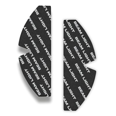 BEAMLIGHT LASHES Upper Eyelid Eyepatches for Lash Extensions  50 Pairs Black Hydrogel Pads, Pre-Cut to Fit All Eyes, Nourishing Eyelid Covers for Professional Lash Artists
