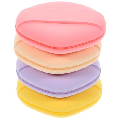 ARTSEWPLY 4pcs Makeup Sponge Double-sided Round Foam Applicators for Foundation Cream and Powder Travel-friendly Skin-safe Versatile Beauty Tools for Home and Salon Use