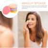 ARTSEWPLY 4pcs Makeup Sponge Double-sided Round Foam Applicators for Foundation Cream and Powder Travel-friendly Skin-safe Versatile Beauty Tools for Home and Salon Use view 4