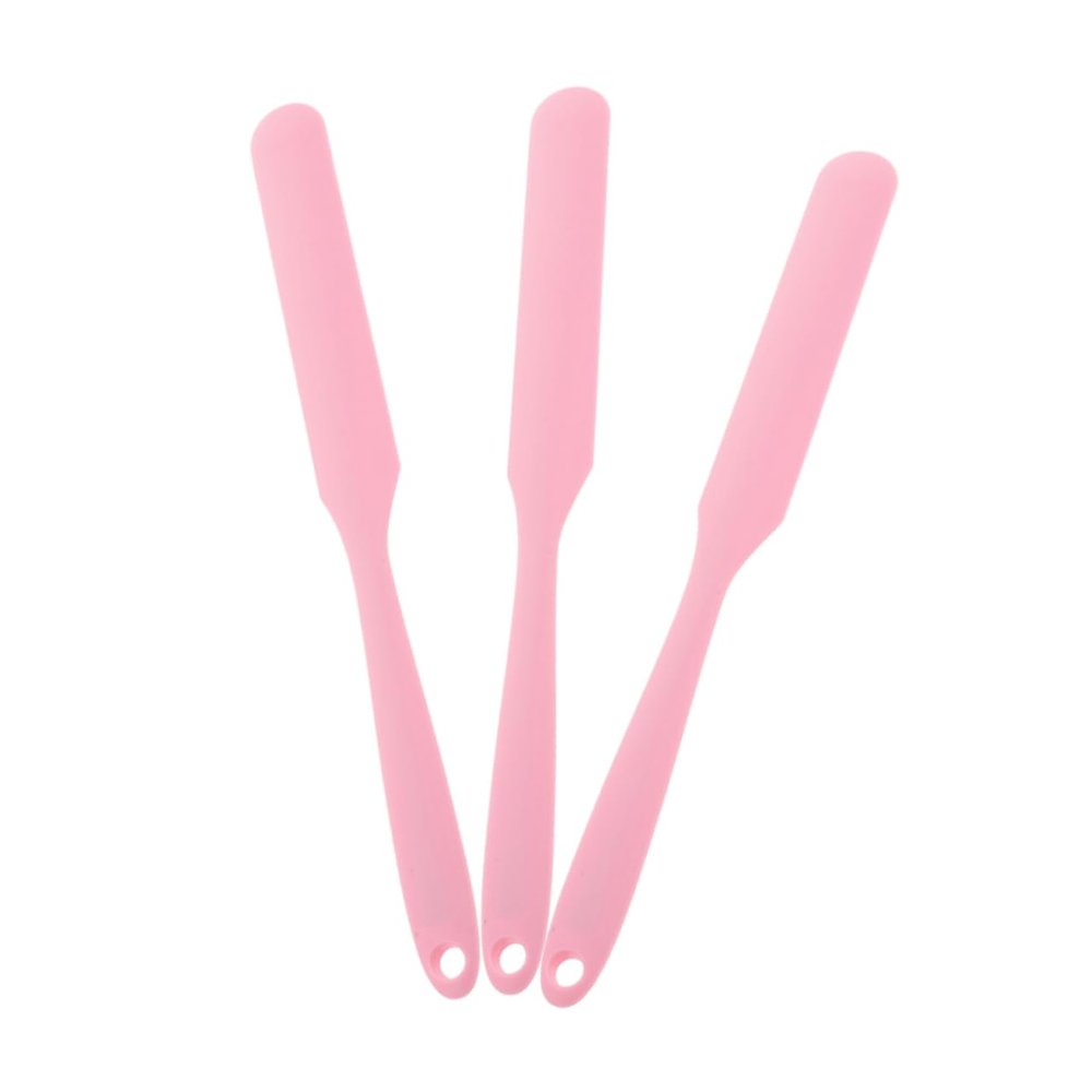 Beavorty 3pcs Reusable Non-stick Waxing Sticks Silicone Hair Removal Applicator for Smooth Skin Area Coverage for Body Waxing and Eyebrow Use