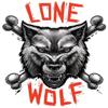 #034Bgr#034 Temporary Tattoo Lone Wolf Amp Crossbones Usa Made view 1