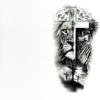 10 X Cross Lion Waterproof Temporary Tattoo Sticker Fake Tatoo Body Art Arm Men view 1
