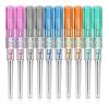 Catheter Piercing Needles - 50pcs Mixed Disposable Body Piercing Needles IV Catheter Needles Hollow Needles for Ear Nose Navel Nipple Piercing Kit Piercing Supplies view 1