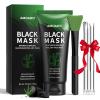 AMOADO Blackhead Remover Mask, Charcoal Peel Off Face Mask Kit, (100g) Deep Pore Cleans,Oil Control, Blackheads Removal Peel Off Black Mask for Men & Women  Includes Brush,Extractor Tool view 1