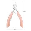 Nail Clipper Professional Toe Nail for Ingrown Thick Toenails NippersTrimmer Cutter Scissor Manicure Pedicure Accessories Tool(Pink) view 3